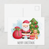 Briefkaart voor kerstmis (Voorkant / Achterkant)