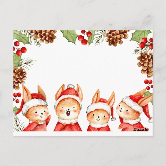 Briefkaart voor kerstmis (Achterkant)