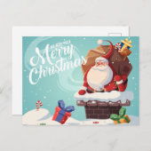 Briefkaart voor kerstmis (Voorkant / Achterkant)