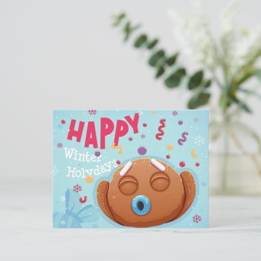 Briefkaart voor kerstmis (Staand voorkant)