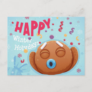 Briefkaart voor kerstmis