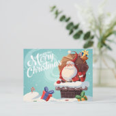 Briefkaart voor kerstmis (Staand voorkant)