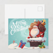 Briefkaart voor kerstmis (Voorkant / Achterkant)