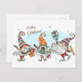 Briefkaart voor kerstmis (Voorkant / Achterkant)