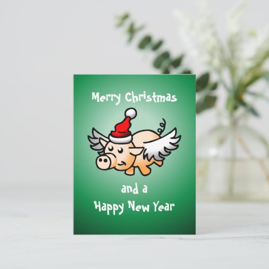 Briefkaart voor kerstmis (Staand voorkant)