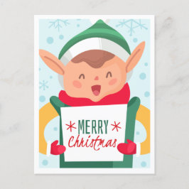 Briefkaart voor kerstmis