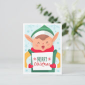 Briefkaart voor kerstmis (Staand voorkant)