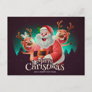 Briefkaart voor kerstmis