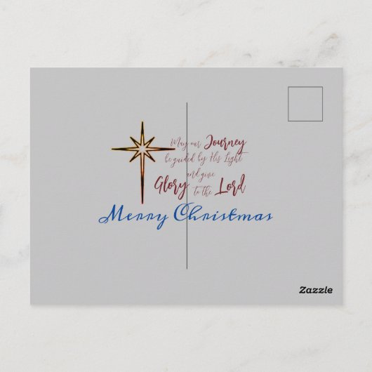 Briefkaart voor kerstmis (Achterkant)