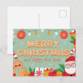Briefkaart voor kerstmis (Voorkant / Achterkant)