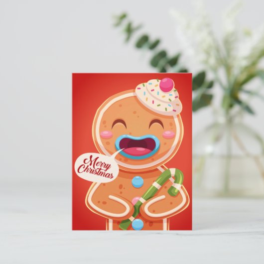 Briefkaart voor kerstmis (Staand voorkant)