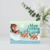 Briefkaart voor kerstmis (Staand voorkant)