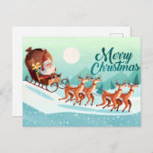 Briefkaart voor kerstmis (Voorkant / Achterkant)