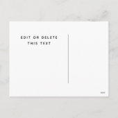 Briefkaart voor kerstmis met Pickleball (Achterkant)