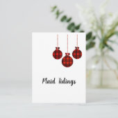 Briefkaart voor kerstmis met tanden (Staand voorkant)