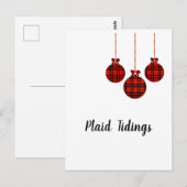 Briefkaart voor kerstmis met tanden (Voorkant / Achterkant)