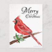 Briefkaart voor kerstmis thuis (Voorkant)