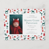 Briefkaart voor kerstpasgeborenen (Voorkant)