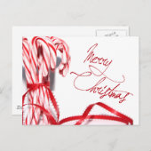 Briefkaart voor kerstsnoepjes (Voorkant / Achterkant)