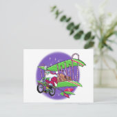 Briefkaart voor kerstvliegers (Staand voorkant)