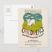  briefkaart voor kinderkunst (Voorkant / Achterkant)