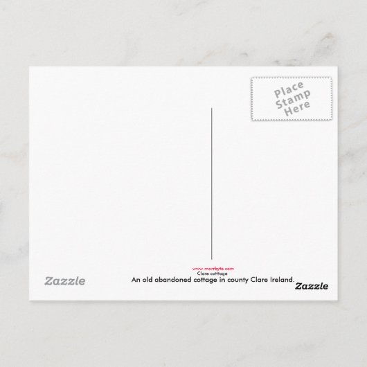 briefkaart voor klare tapes (Achterkant)