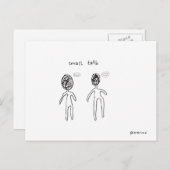 briefkaart voor kleine praatjes (Voorkant / Achterkant)