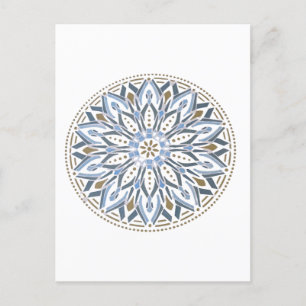 Briefkaart voor kleurrijk floreel ontwerp