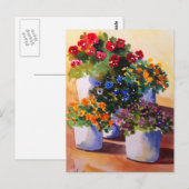 Briefkaart voor kleurrijke blokjes (Voorkant / Achterkant)