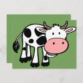 briefkaart voor koe per land (Voorkant / Achterkant)