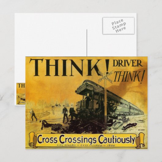 Briefkaart voor kruisvaarders (Voorkant / Achterkant)