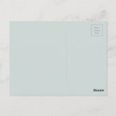 briefkaart voor kunstbloemen (Achterkant)