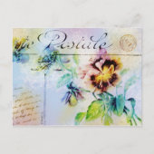  briefkaart voor kunstbloemen (Voorkant)