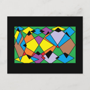 Briefkaart voor kunstmatig diamantontwerp