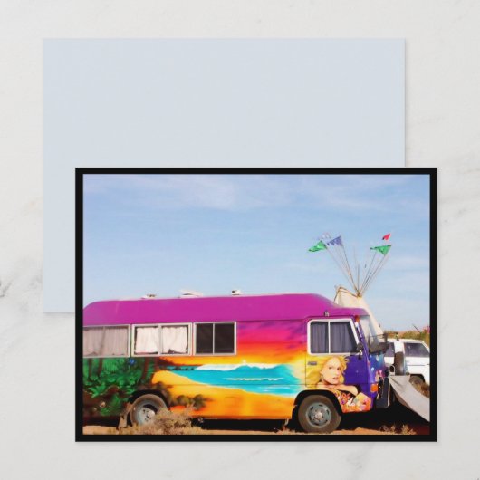 Briefkaart voor kunstmatig vervoer (Voorkant / Achterkant)