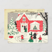 Briefkaart voor landelijke groeten (Voorkant / Achterkant)