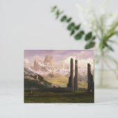 Briefkaart voor landschapskunst (Staand voorkant)