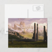 Briefkaart voor landschapskunst (Voorkant / Achterkant)