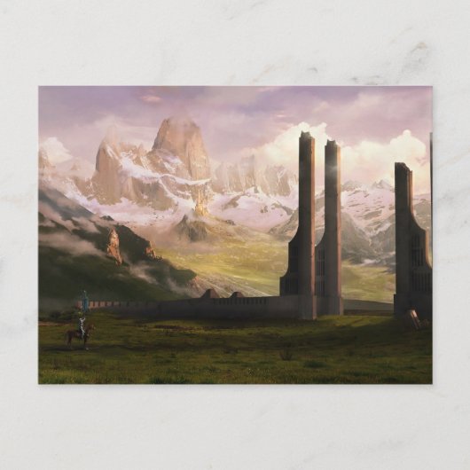 Briefkaart voor landschapskunst (Voorkant)