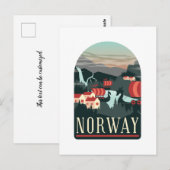 Briefkaart voor landschapsreizen (Voorkant / Achterkant)