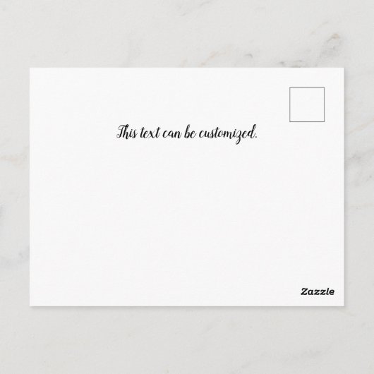 Briefkaart voor landschapsreizen (Achterkant)