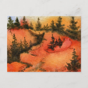 briefkaart voor landwegen "Circle of Pines"