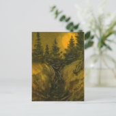 briefkaart voor landwegen "Hunter's Moon" (Staand voorkant)