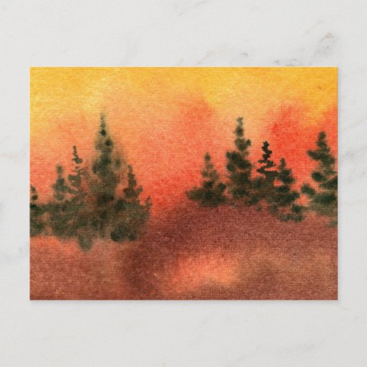 briefkaart voor landwegen "lijn van pine" (Voorkant)