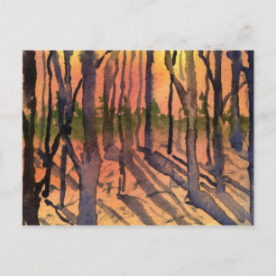 briefkaart voor landwegen "Nebo Sunrise"