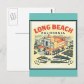 Briefkaart voor langeafstandsreizen    in Californ (Voorkant / Achterkant)