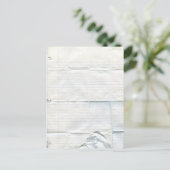 Briefkaart voor laptoppapier (Staand voorkant)