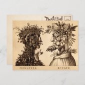  Briefkaart voor lente- en zomerkunst (Voorkant / Achterkant)