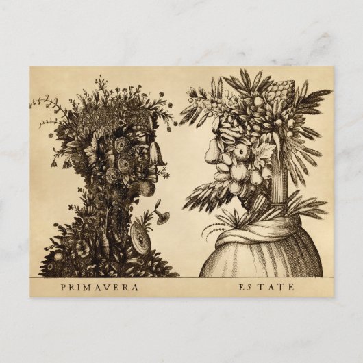  Briefkaart voor lente- en zomerkunst (Voorkant)