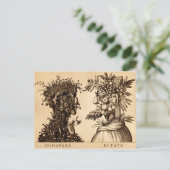  Briefkaart voor lente- en zomerkunst (Staand voorkant)